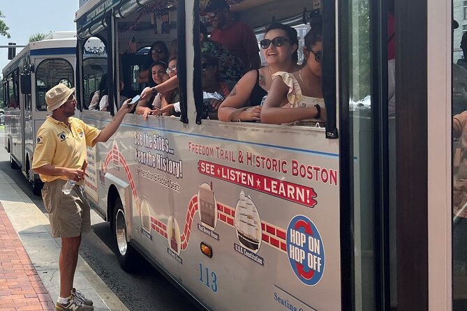 1 or 2 Day HOP-ON & HOP-OFF Narrated Trolley Tour of Boston - Discounts That Can Make the Ticket Feel Like a Deal