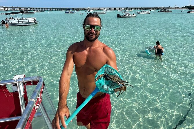 4 Hour Destin Harbor Crab Island Excursion - Meet Your Captain, feel the vibe, and stay safe on the boat