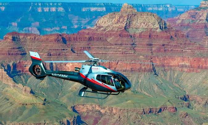 45-minute Helicopter Flight Over the Grand Canyon from Tusayan, Arizona - Tusayan departure and Maverick Helicopters check-in reality