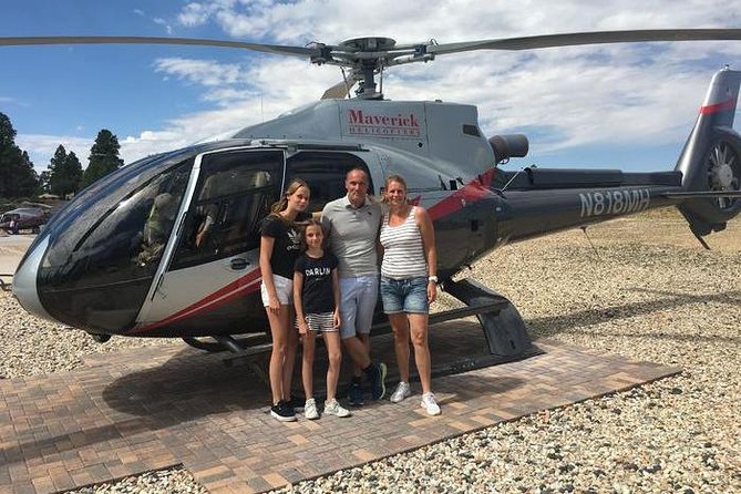 45-minute Helicopter Flight Over the Grand Canyon from Tusayan, Arizona - North Rim views open up: Desert View Watchtower and the Painted Desert