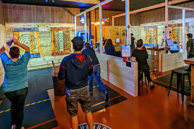 90 Minute Axe Throwing Guided Experience in Clearwater at Hatchet Hangout - What to Expect During the Competition Portion