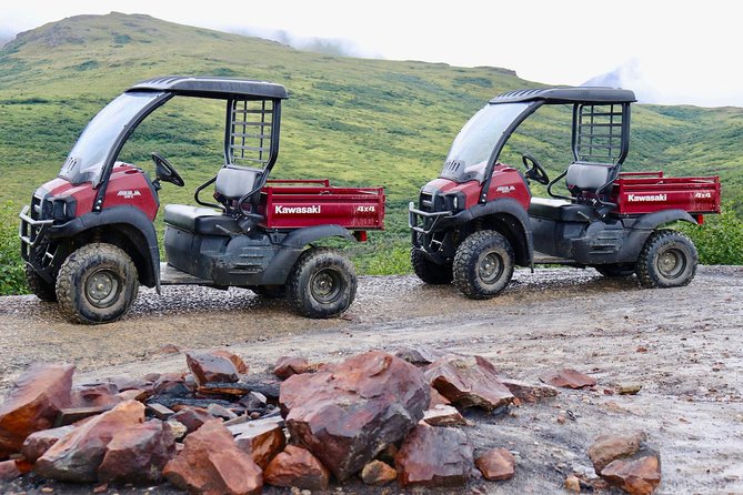Alaskan Back Country Side by Side ATV Adventure with Meal - Safety Training First, Then Helmet and Gloves
