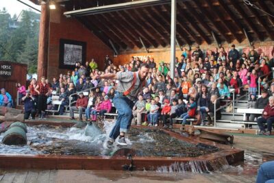 Alaskan Cultural, Culinary and Lumberjack Show Experience