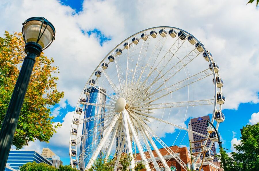 Atlanta: SkyView Ferris Wheel Ticket - Best time to go: day views are great, nights are the money shot