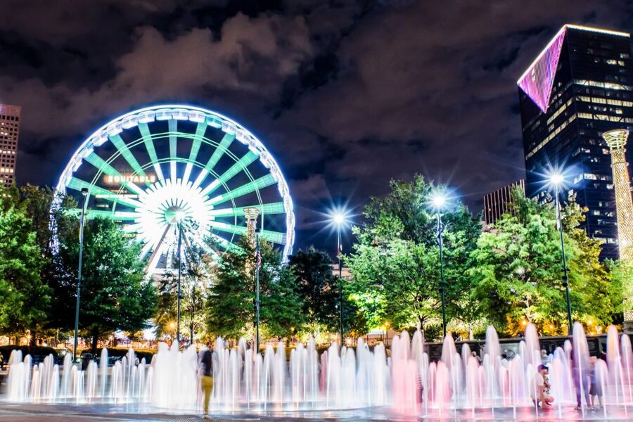 Atlanta: SkyView Ferris Wheel Ticket - Private, climate-controlled gondolas for up to six people
