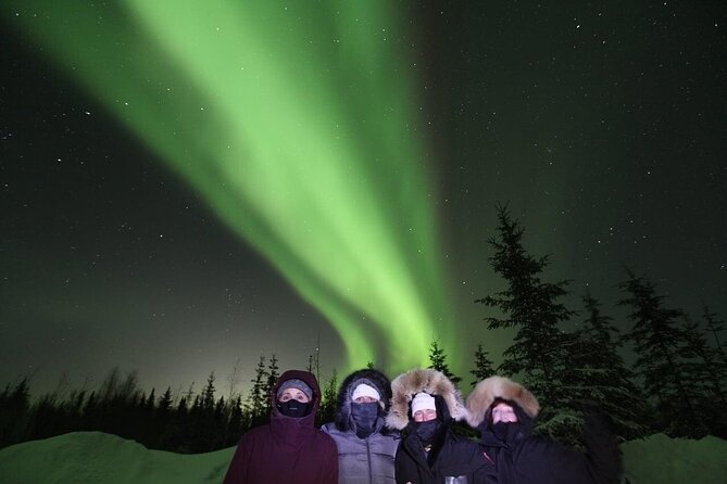 Aurora Viewing - Aurora Husky Lodge , Great view from top of the ridge - How the Night Schedule Works: Pickup, Ridge Arrival, and Long Viewing Window