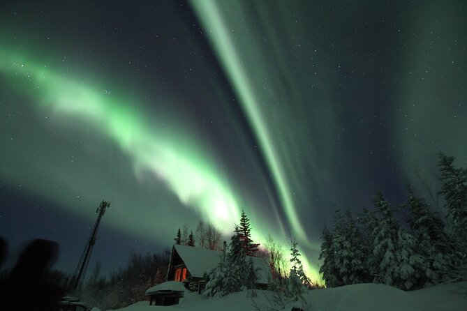 Aurora Viewing - Aurora Husky Lodge , Great view from top of the ridge - Michi, Keiko, and the Photo Coaching Moment That Really Helps