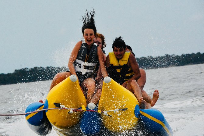 Banana Boat Ride in the Gulf of Mexico - Crew Energy and Hand Signals: How the Ride Gets Personalized