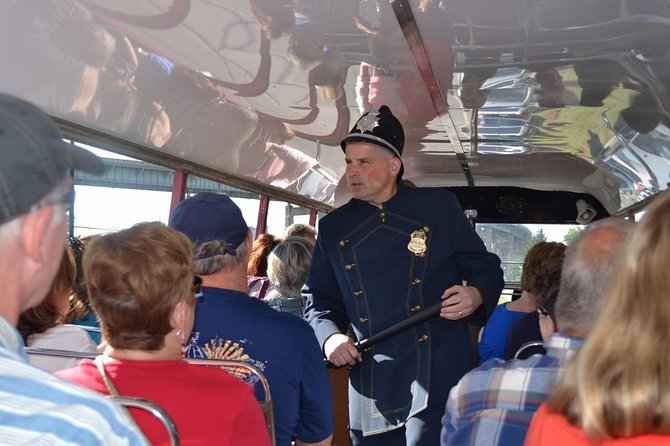Best of Buffalo Double Decker Bus Tour - The bus ride: Guaranty Building, Lafayette Square, and downtown photo windows