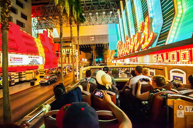 Big Bus Las Vegas: Sightseeing Night Tour by Open-Top Bus - Where you meet the bus, and why arriving early matters
