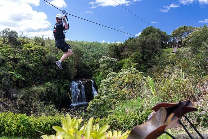 Big Island Zipline Tour Near Akaka Falls (250-ft Waterfall!) - The 7-line course, explained by how it actually feels