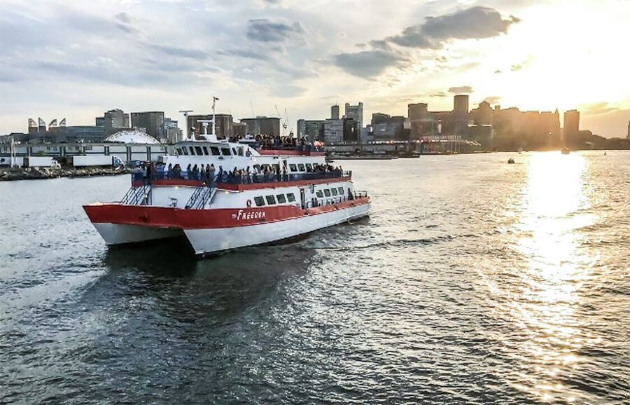 Boston: Boston Harbor Sunset Cruise - Old Ironsides, USS Constitution, and the Sunset Salute