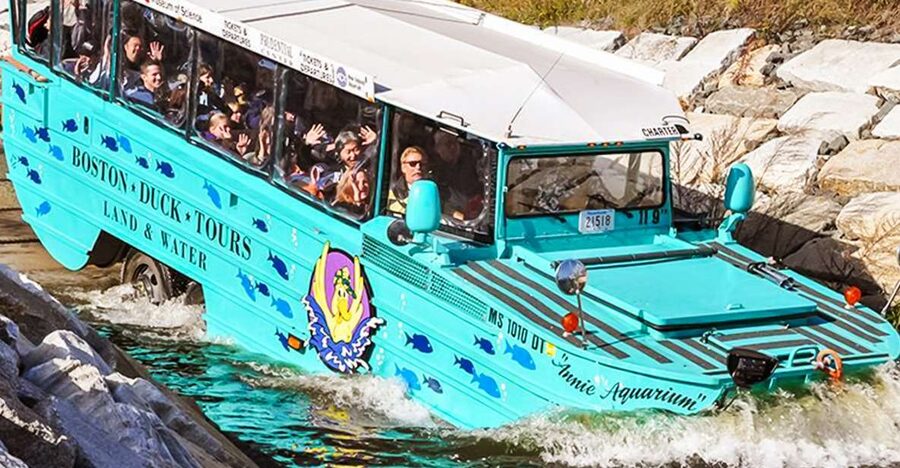 Boston Duck Tour: The Original and World-Famous - Fashionable Newbury Street, Quincy Market, and the Guide’s Favorite Details