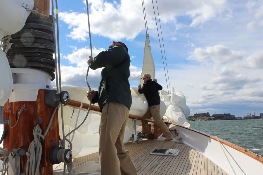 Boston: Harbor Champagne Sunset Sail from Rowes Wharf - Crew energy and Q&A: why this sail feels more personal