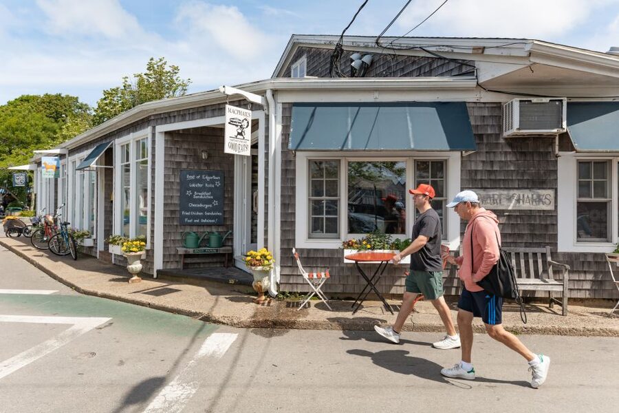 Boston: Martha's Vineyard Day Trip with Optional Island Tour - Oak Bluffs gingerbread cottages and Edgartown shops