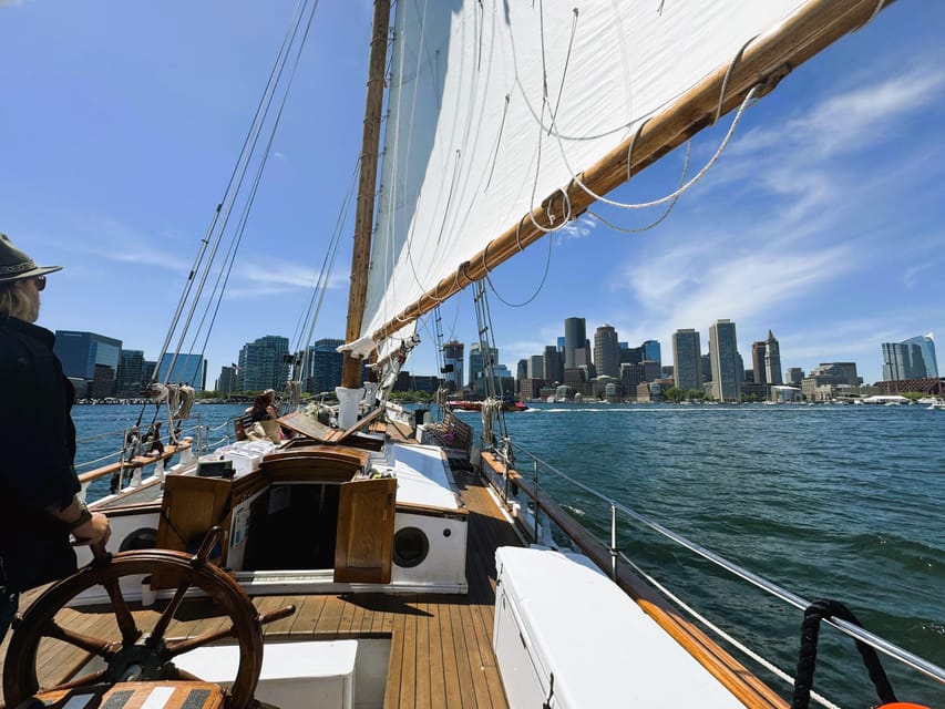 Boston: Tall Ship Harbor Sail - Getting your bearings fast at Fan Pier Marina