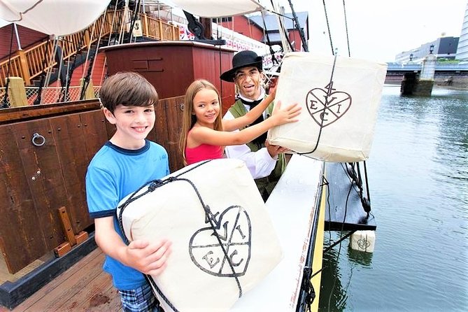 Boston Tea Party Ships and Museum Admission - The reenactment and the tea-throwing payoff
