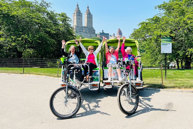 Central Park Pedicab Guided Tours - The Lake, Loeb Boathouse, and Bow Bridge Views
