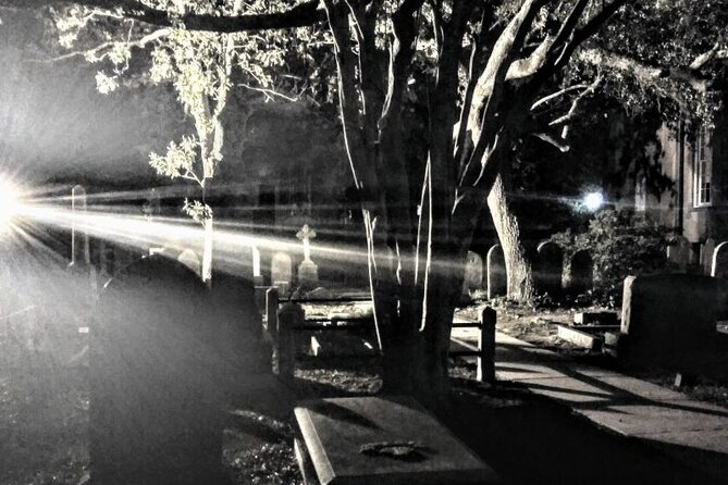 Charleston Dark History & Ghost Tour with Adam - Passing Hibernian Hall and hearing a courthouse ghost story outside Broad and Meeting