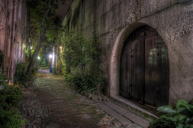 Charleston Ghosts of Liberty Guided Walking Tour - The Old Exchange and Provost Dungeon stop, where prison history becomes ghost lore