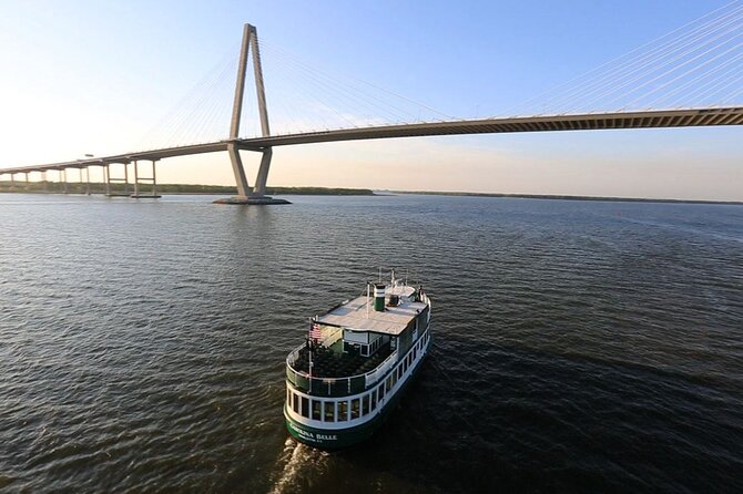 Charleston Harbor History Day-Time or Sunset Boat Cruise - Dolphins, Pelicans, and the Real Waterfront Energy