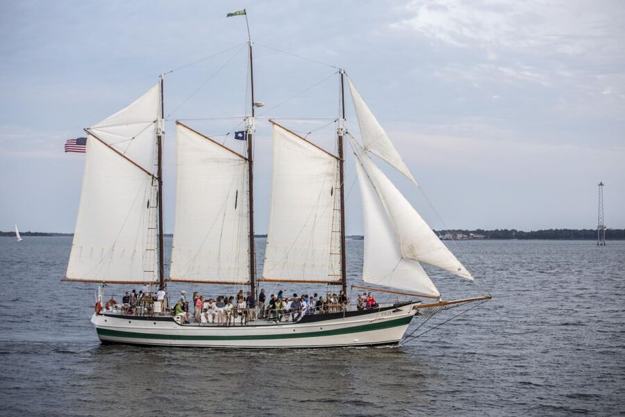 Charleston: Schooner Sailing Harbor Tour & Dolphin Watch - Castle Pinckney and Blackbeard waters: why the route feels different