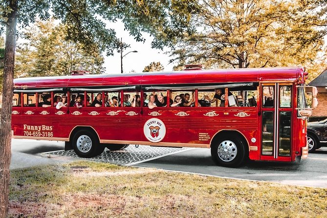 Charlotte FUNNY Historical Comedy City BUS Tour - Finding the bus at 1st Ward Park (301 E 7th St) without stress
