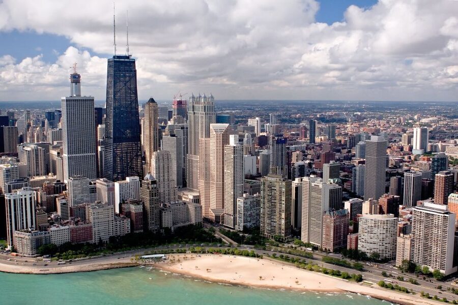 Chicago: 360 Chicago Observation Deck Sip and View Ticket - Ground-floor exhibits and 3 of 77: setting the Chicago context before you look down