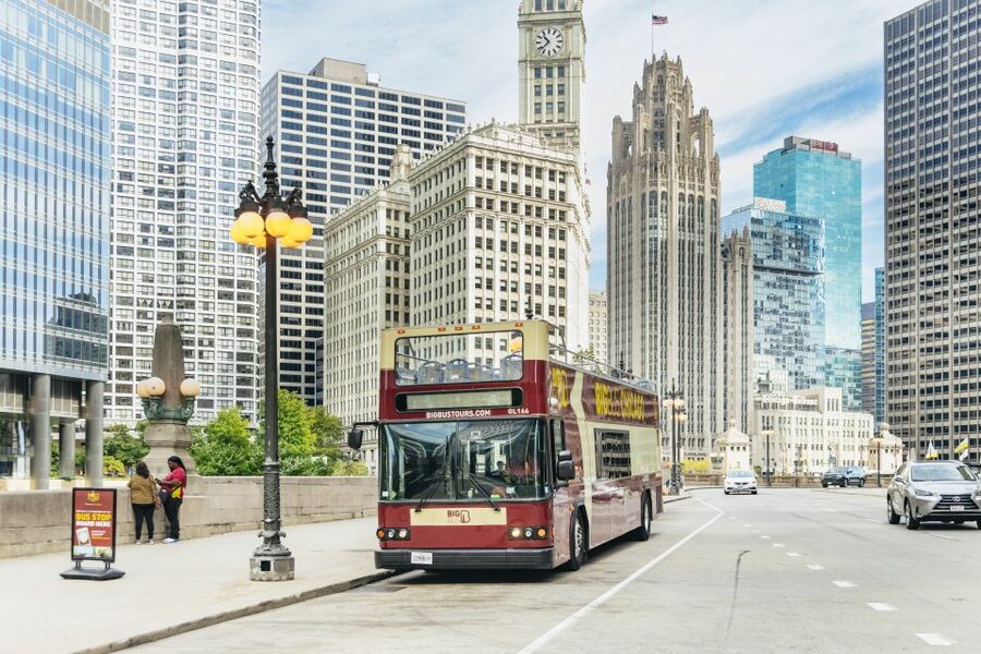 Chicago: Hop-on Hop-off Sightseeing Tour by Open-top Bus - What you’ll see from the top deck, stop by stop