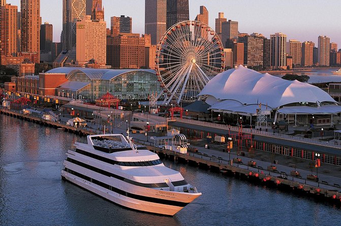 Chicago Premier Dinner Cruise on Lake Michigan - Getting on board at Navy Pier, and finding your way fast
