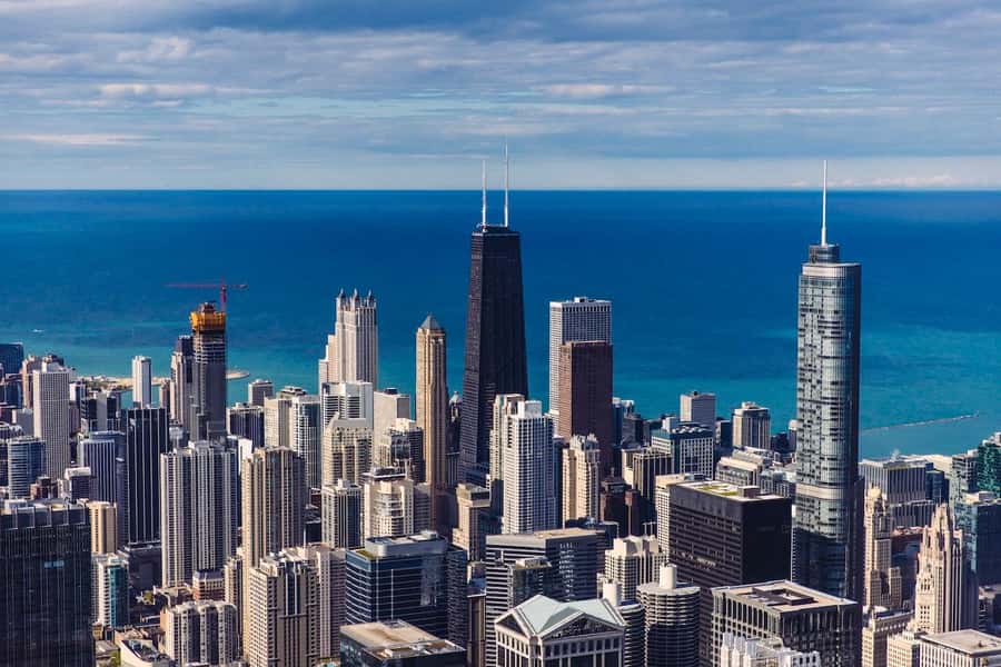 Chicago: Willis Tower Skydeck and The Ledge Ticket - The Skydeck app viewfinder: quick sight spotting from above