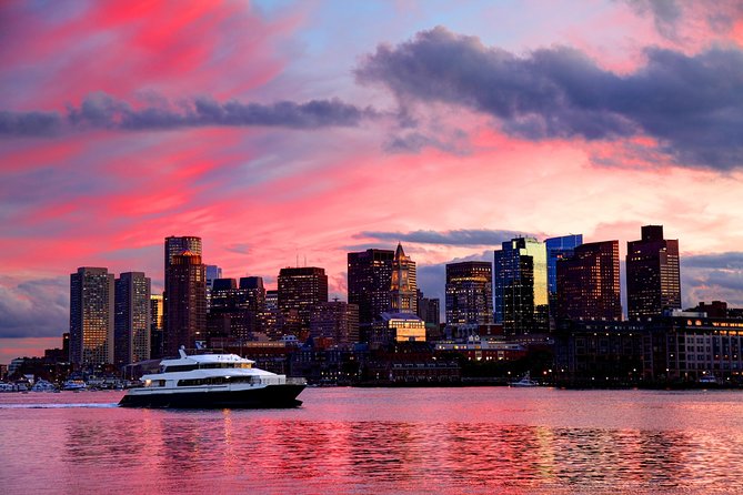 City Cruises Boston 90-Minute Harbor Sunset Sightseeing Cruise - The USS Constitution cannon moment, Old Ironsides at day’s end