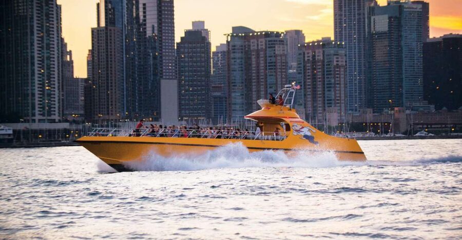 City Cruises Chicago: Seadog Lakefront Speedboat Ride - Extreme Thrill Ride Upgrade: 360s, Full-Throttle Passes, and Splashes