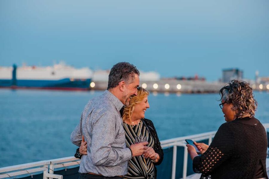 City Cruises Norfolk: Lunch, Brunch, or Dinner Buffet Cruise - Music, DJ entertainment, and when the party works
