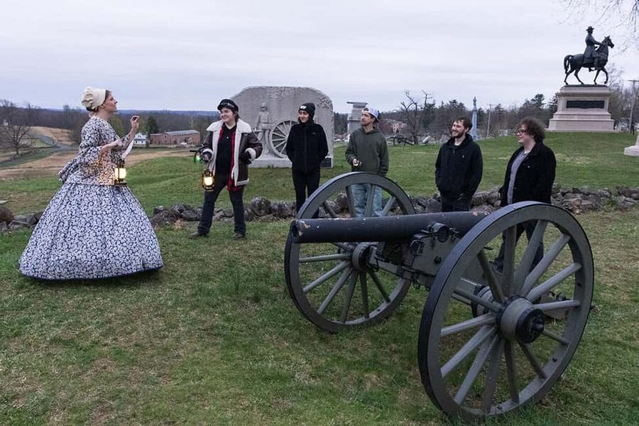 Civil War Ghosts: Echoes of the Fallen Gettysburg Ghost Tour - The Farnsworth House stop, where bullet holes become your viewfinder