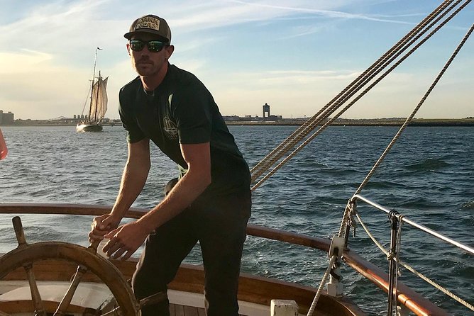 Classic Tall Ship Cruise in Boston Harbor - From Marina Overlook: Finding Your Tall Ship Start Line