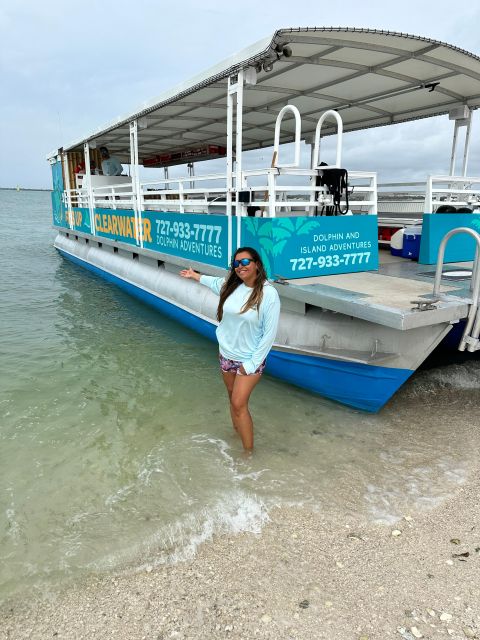 Clearwater Beach: Dolphin & Island Sandbar Cruise - The Island Sandbar swim: crystal water, quick exploration, shared space
