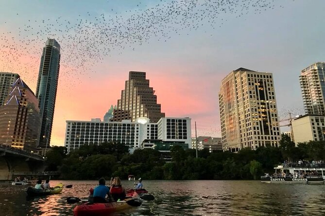 Congress Avenue Bat Bridge Kayak Tour in Austin - Stop Two: Austin Skyline Views After Dark