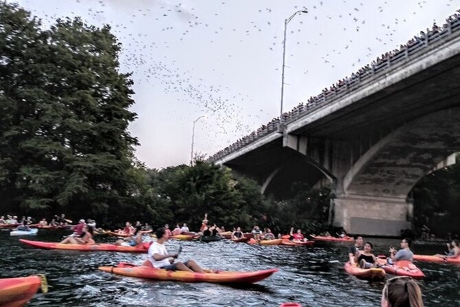 Congress Avenue Bat Bridge Kayak Tour in Austin - What the City Night Feels Like on the Water