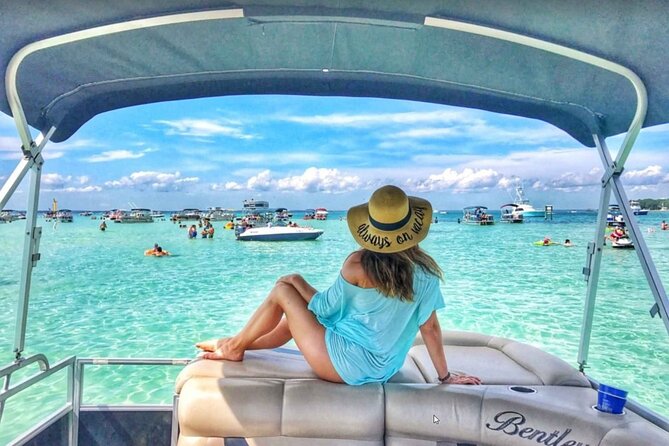 Crab Island Pontoon Boat Rentals - Fort Walton Beach check-in that actually gets you moving