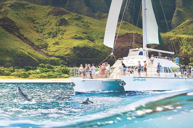 Deluxe Na Pali Morning Snorkel Tour on the Lucky Lady - Waterslide and swim time, plus realistic snorkel expectations