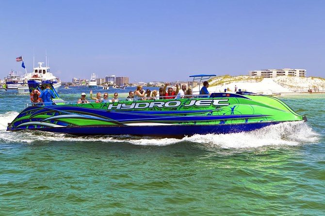Dolphin Cruise in Destin FL - The route that matters: Harbor to East Pass and out toward the Gulf