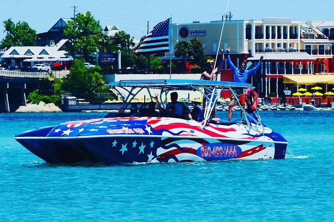 Dolphin-Watching Speedboat Cruise in Destin Harbor - The speedboat experience: comfort, music, and kid-friendly fun