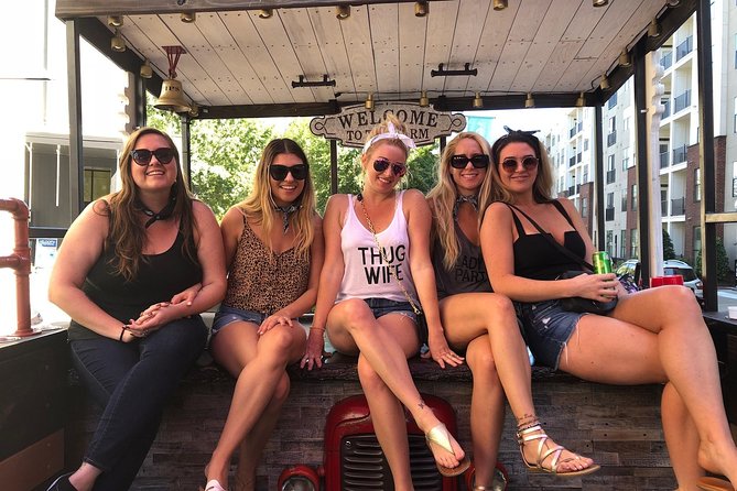 Downtown Nashville Public Party Tractor 21+ Only - Pre-party at the meeting area: disco bar, bull riding, photo spots, and food trucks