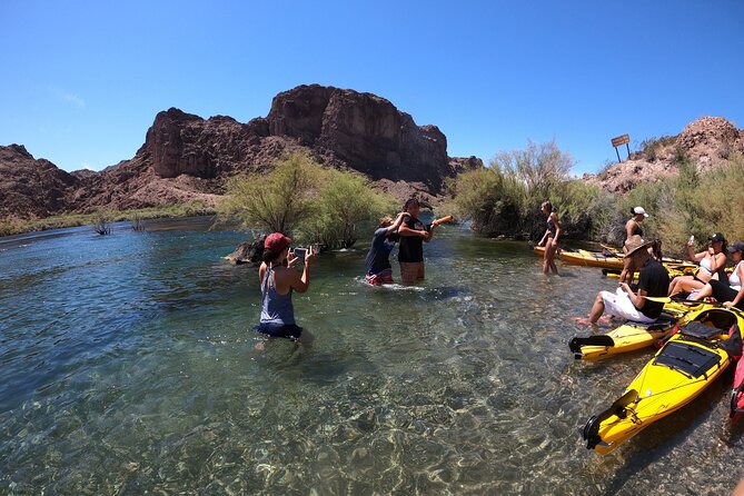 Emerald Cave Express Kayak Tour with Scenic & Historic Stops - Back-In Photos At Emerald Cave, Plus Beach Time On The Water