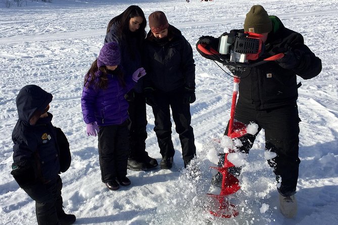 Fairbanks Ice Fishing Expedition in a Heated Cabin with Fish Cookout - When the Cold Is Brutal, the Sledding and Wildlife Make It Worthwhile