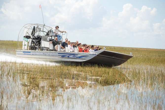 Florida Everglades Airboat Adventure and Wildlife Encounter - The airboat ride: up to 40 mph, 30 to 40 minutes of pure motion