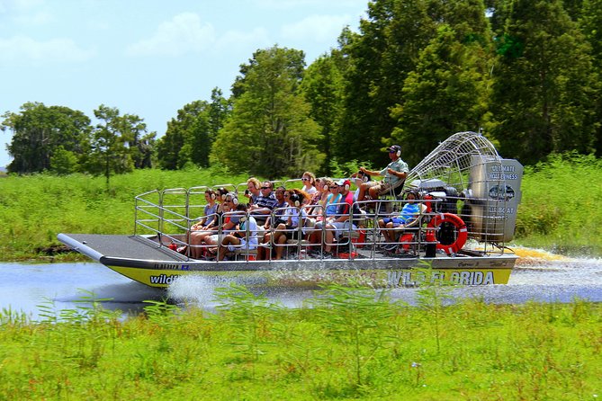Florida Everglades Airboat Tour and Wild Florida Admission with Optional Lunch - Kids, animals, and the petting zoo plus feeding moments