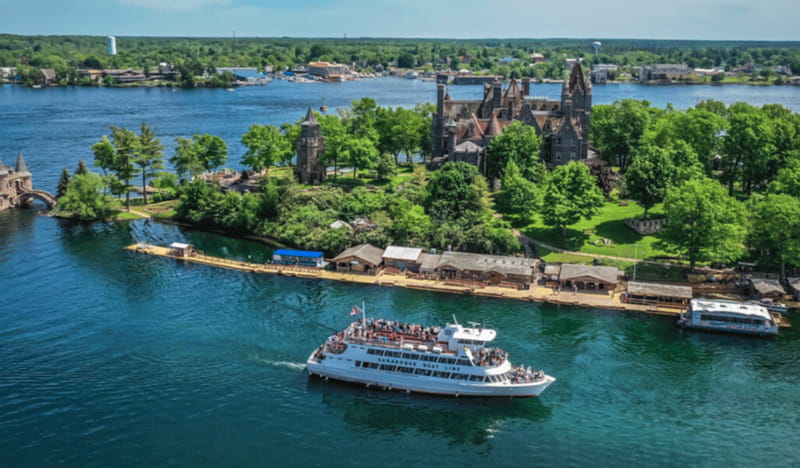 From Ivy Lea: 1000 Islands Boldt Castle Scenic Cruise - Audio narration in English and French, and how to actually hear it