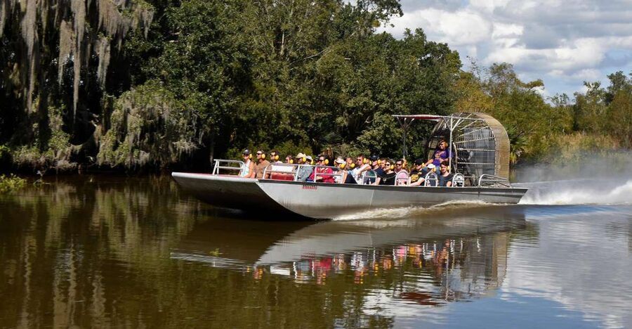 From Lafitte: Swamp Tours South of New Orleans by Airboat - Getting there from New Orleans: value is in the setup